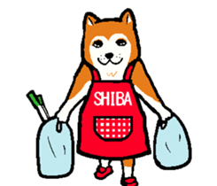 Delusion of the Japanese midget Shiba sticker #8443782