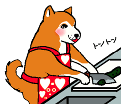 Delusion of the Japanese midget Shiba sticker #8443783
