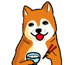 Delusion of the Japanese midget Shiba sticker #8443784