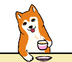 Delusion of the Japanese midget Shiba sticker #8443785