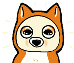 Delusion of the Japanese midget Shiba sticker #8443788