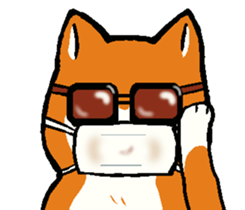 Delusion of the Japanese midget Shiba sticker #8443791