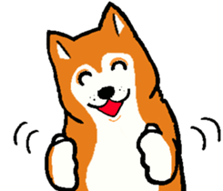 Delusion of the Japanese midget Shiba sticker #8443792