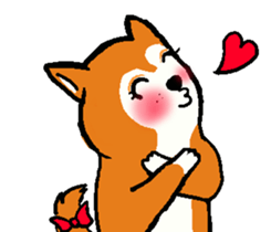 Delusion of the Japanese midget Shiba sticker #8443794