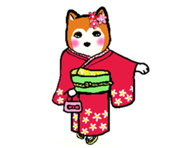 Delusion of the Japanese midget Shiba sticker #8443807