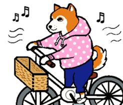 Delusion of the Japanese midget Shiba sticker #8443809