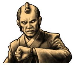 realistic_samurai sticker #8444140
