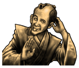 realistic_samurai sticker #8444142