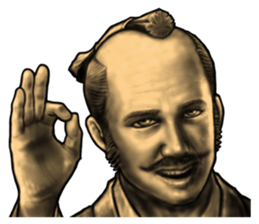 realistic_samurai sticker #8444174