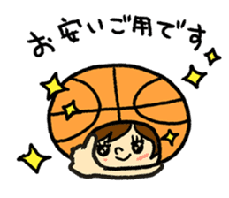 Go for it! Basketball sticker #8444320