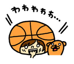 Go for it! Basketball sticker #8444323