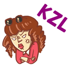 Miss Nadila : Just myself sticker #8444660