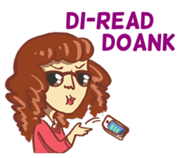 Miss Nadila : Just myself sticker #8444661