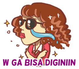 Miss Nadila : Just myself sticker #8444662