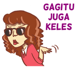 Miss Nadila : Just myself sticker #8444664