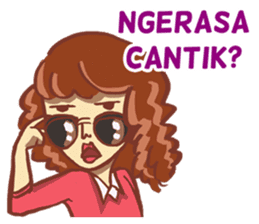 Miss Nadila : Just myself sticker #8444665