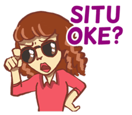 Miss Nadila : Just myself sticker #8444666