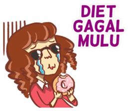 Miss Nadila : Just myself sticker #8444669