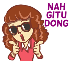 Miss Nadila : Just myself sticker #8444670