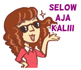 Miss Nadila : Just myself sticker #8444674