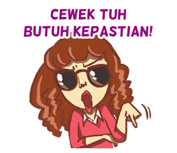 Miss Nadila : Just myself sticker #8444675