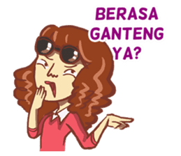 Miss Nadila : Just myself sticker #8444677