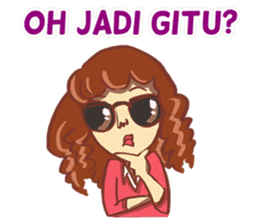 Miss Nadila : Just myself sticker #8444678