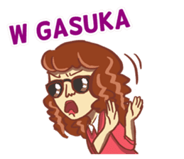 Miss Nadila : Just myself sticker #8444679