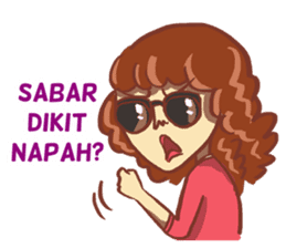 Miss Nadila : Just myself sticker #8444680