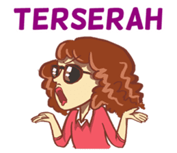 Miss Nadila : Just myself sticker #8444681