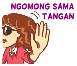 Miss Nadila : Just myself sticker #8444682