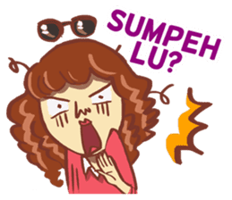 Miss Nadila : Just myself sticker #8444683