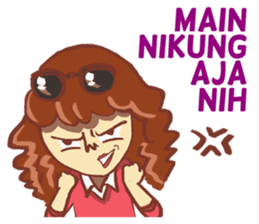 Miss Nadila : Just myself sticker #8444688