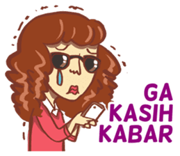 Miss Nadila : Just myself sticker #8444689