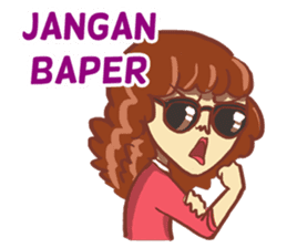 Miss Nadila : Just myself sticker #8444690