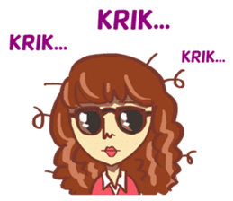 Miss Nadila : Just myself sticker #8444691