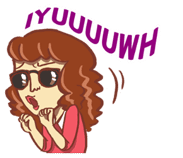 Miss Nadila : Just myself sticker #8444695