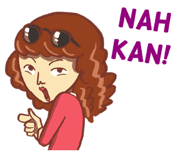 Miss Nadila : Just myself sticker #8444696