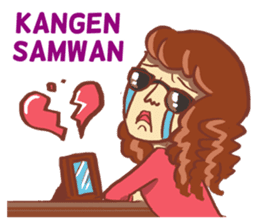 Miss Nadila : Just myself sticker #8444697