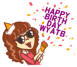 Miss Nadila : Just myself sticker #8444699