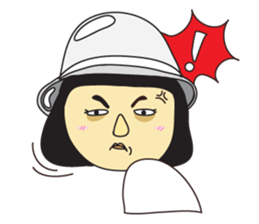 A girl short money sticker #8445305
