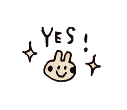 HAPPY HAPPY RABBIT sticker #8445351