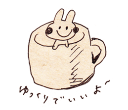 HAPPY HAPPY RABBIT sticker #8445367
