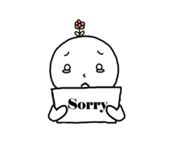 Blush with his sister flowers1 sticker #8445636