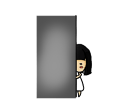 Blush with his sister flowers1 sticker #8445651