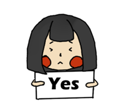 Blush with his sister flowers1 sticker #8445653