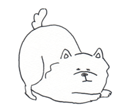 Faithful dog to samurai-tatsumi- sticker #8446000