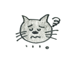 Daily conversation of the black cat sticker #8446630