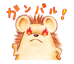 Pretty hedgehog sticker #8447450