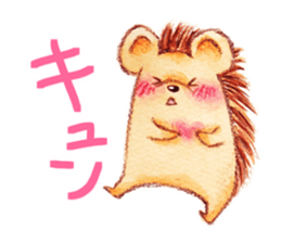 Pretty hedgehog sticker #8447456